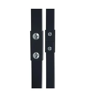Firewood Rack Black 31.5"x9.8"x39.4" Steel