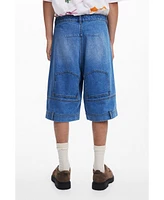 Desigual Men's Upcycling denim Bermuda shorts