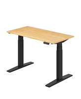 Flexispot E7-commercial W Electric Adjustable Standing Desk, Bamboo Top