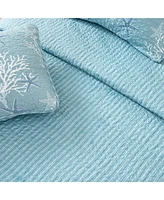 Linery & Co. Coastal Microfiber Quilt Set With Shams