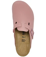 Birkenstock Little Girls Boston Suede Leather Clogs from Finish Line