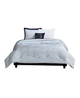 Lacoste Home Pinstripe Croc Cotton -Pc. Comforter Set