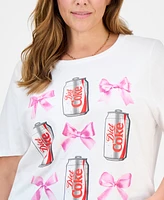Grayson Threads, The Label Trendy Plus Diet Coke Bows Graphic T-Shirt