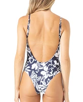 Roxy Juniors' Oceanside Low Scoop-Back One-Piece Swimsuit