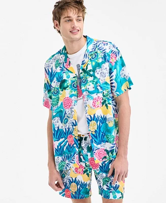 Original Penguin Men's Floral Shirt