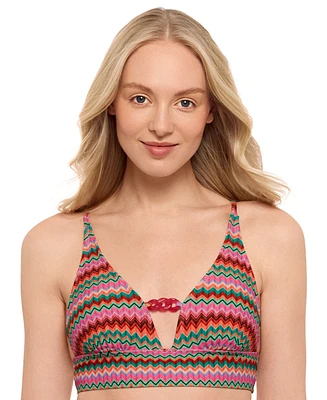 Salt + Cove Juniors' Front-Tab Midkini Top, Exclusively at Macy's