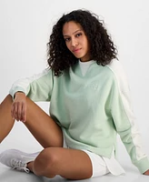 Id Ideology Women's Colorblocked Crewneck Sweatshirt, Exclusively at Macy's