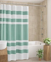 Madison Park Spa Waffle 3M-Scotchgard Shower Curtain, 72" x