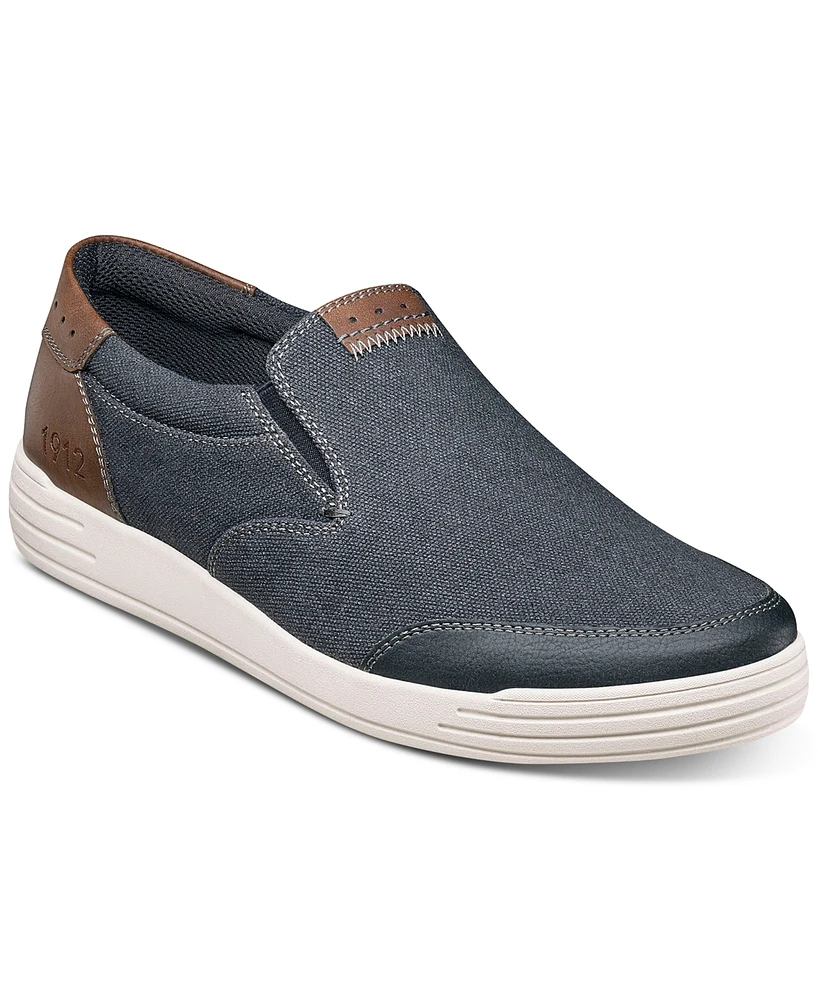 Nunn Bush Men's Kore City Walk Athletic Style Canvas Slip-On Loafer