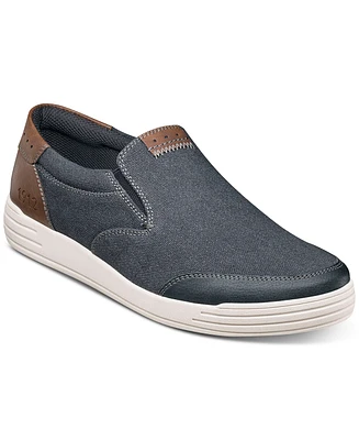 Nunn Bush Men's Kore City Walk Athletic Style Canvas Slip-On Loafer