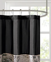 Madison Park Aubrey Jacquard Beaded Shower Curtain, 72" x
