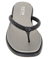 Kenneth Cole Reaction Women's Wynwood Crystal Strap Flat Sandals