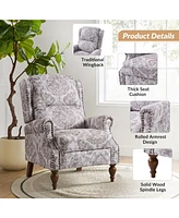 Alexander Traditional Manual Recliner With Variety Fabric