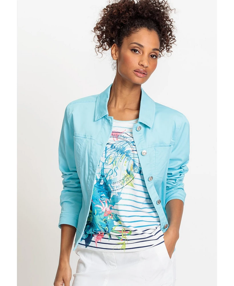 Olsen Women's Stretch Twill Jacket