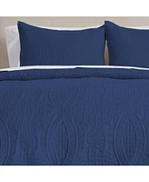 Linery & Co. Pinsonic Medallion Microfiber Quilt Set With Shams