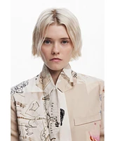 Desigual Women's Jacket designed by Mr. Christian Lacroix