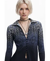 Desigual Women's Shirt designed by Mr. Christian Lacroix