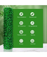 Artificial Green Fence, Strong and Durable Outdoor Fence Waterproof for Outdoor Gardens, Courtyards