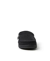 Dearfoams Men's Brendan Perforated Moccasin Toe Clog House Shoe Slipper