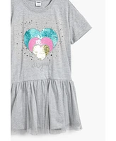 Desigual Girls's Short heart dress