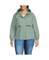 Lands' End Plus Squall Packable Rain Jacket