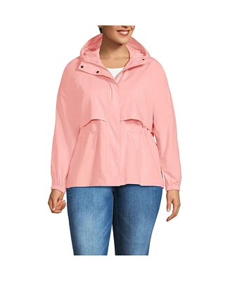 Lands' End Plus Squall Packable Rain Jacket