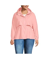 Lands' End Plus Squall Packable Rain Jacket
