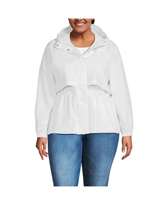 Lands' End Plus Squall Packable Rain Jacket