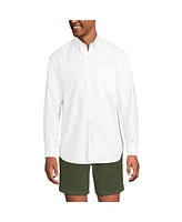 Lands' End Men's Relaxed Sail Rigger Oxford Shirt