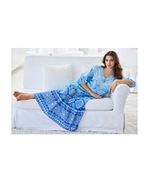 Dreams & Co. Plus Size Tiered Peasant Lounger