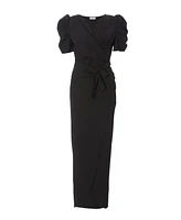 Quiz Women's Puff Sleeve Maxi Dress