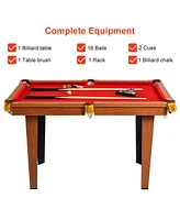 48 Inch Mini Table Top Pool Table Game Billiard Set