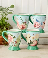 Certified International Flora Mugs, Set of 4