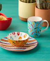 Certified International Caliente Salad Plates, Set of 6, Service for 6