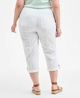 Style & Co Plus D-Ring Cuffed Capri Pants, Exclusively at Macy's