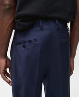 Mango Men's Slim-Fit Woolen Trousers