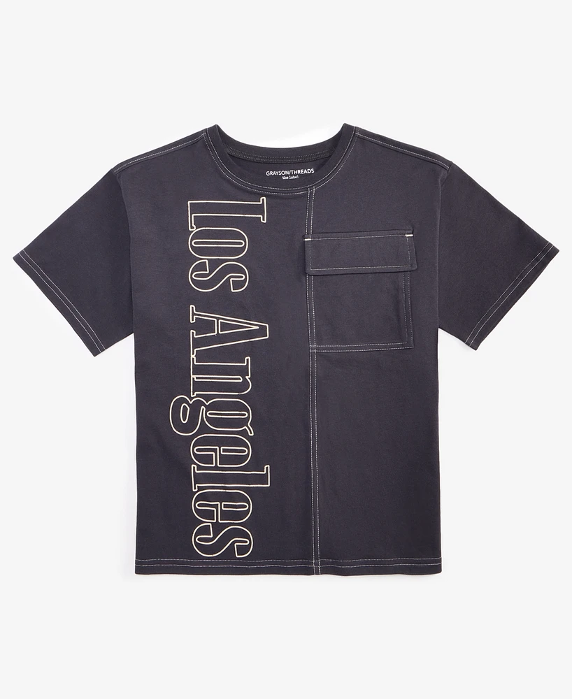 Grayson Threads Kids, The Label Big Boys Los Angeles Graphic Short-Sleeve T-Shirt