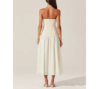 Astr the Label Women's Zori Strapless Drop-Waist Maxi Dress