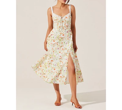 Astr the Label Women's Julietta Milkmaid Midi Dress
