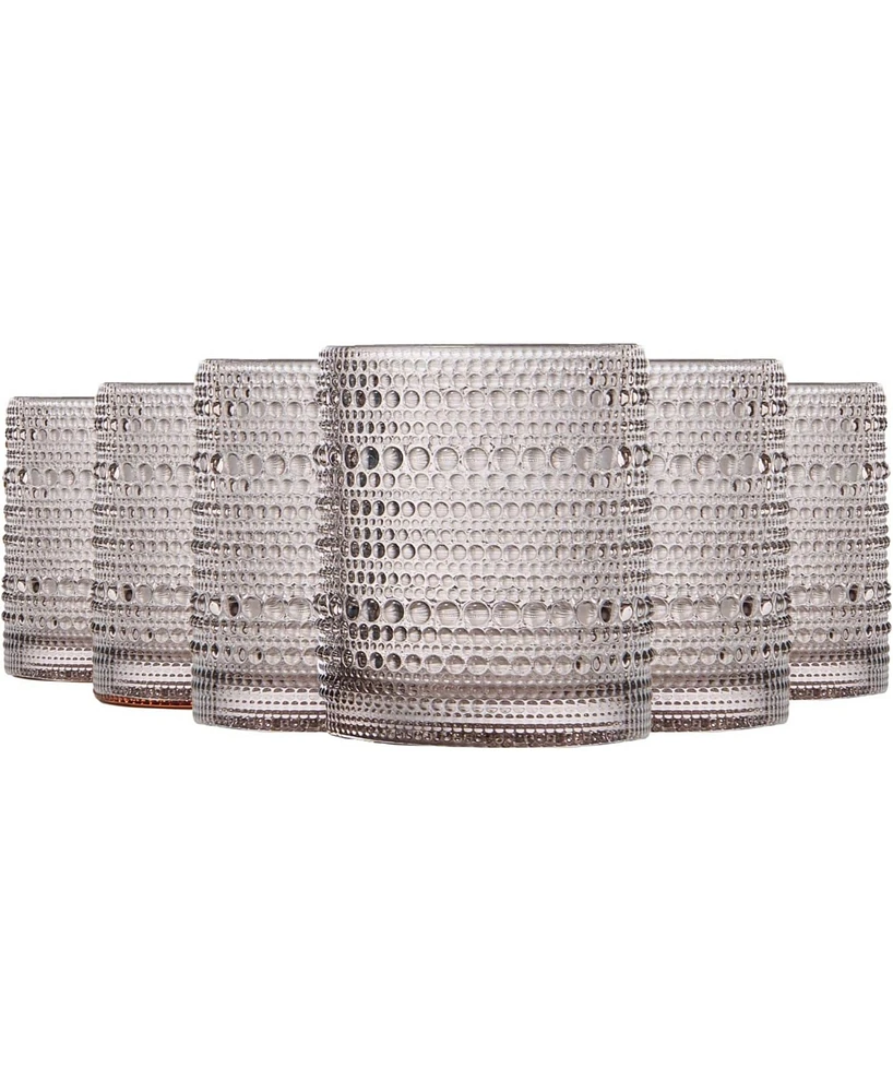 The Wine Savant Khen Beaded Tumbler, Set of 6