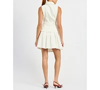 En Saison Women's Oaklynn Denim Mini Dress