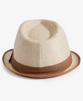 Dorfman Pacific Men's Contrast Trim Fedora Hat