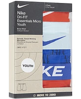 Nike Big Boys Essential Dri-fit Boxer Briefs, Pack of 3