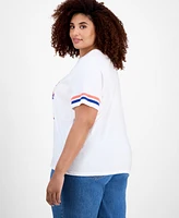 Hybrid Trendy Plus Mustang Crewneck Tee