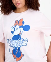 Hybrid Trendy Plus Minnie Mouse Crewneck Tee