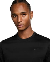Nike Men's Primary Dri-fit Fitness Short Sleeve Striped Logo T-Shirt