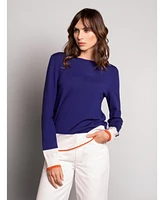 Celtic & Co. Women's Merino Fine Knit Boat Neck Sweater