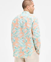 Club Room Men's Leaf-Print Shirt, Exclusively at Macy's