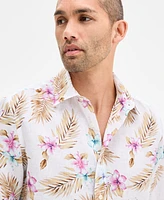 Club Room Men's Amista Floral Linen Shirt, Exclusively at Macy's
