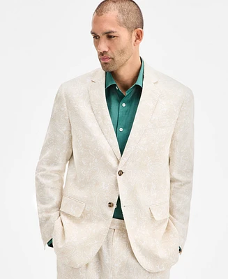 Club Room Men's Linen Paisley Blazer, Exclusively at Macy's